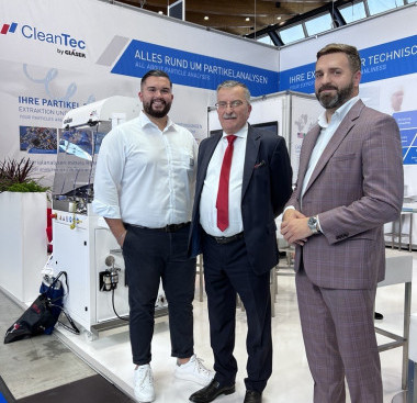 grafika - Odwiedziny firmy Gläser na targach parts2clean 2023