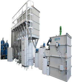 Chemical-physical wastewater treatment systems